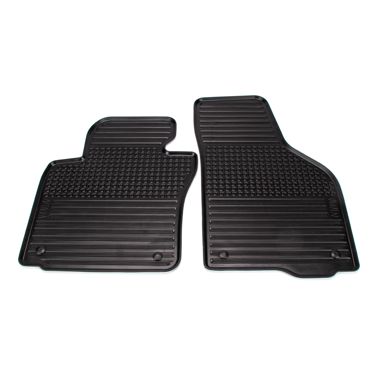 ORIGINAL Skoda rubber mats Car mats Set Octavia 2 front 1Z0061221