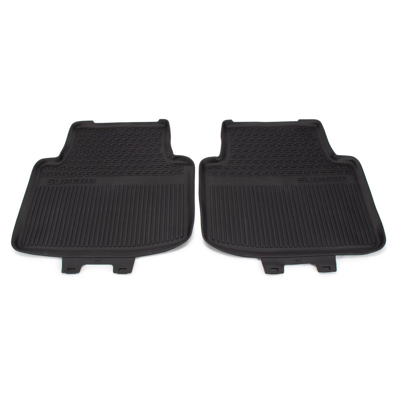 ORIGINAL Skoda rubber mats, 2-piece set, Superb 3 3V rear, 3V0061551