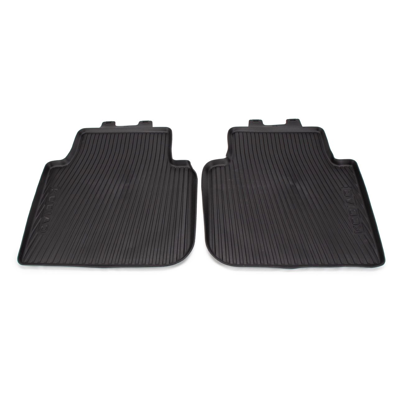 ORIGINAL Skoda Gummimatten Fu&szlig;matten Satz 2-tlg KODIAQ (NS7) hinten 565061512A