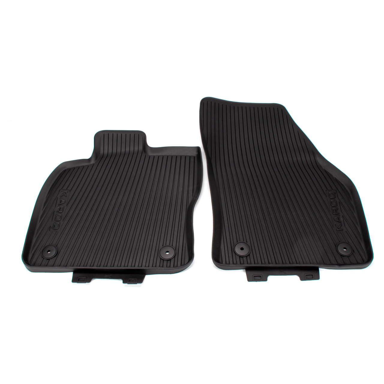 ORIGINAL Skoda rubber mats Car mats Set Karoq (NU7) front 57B061502