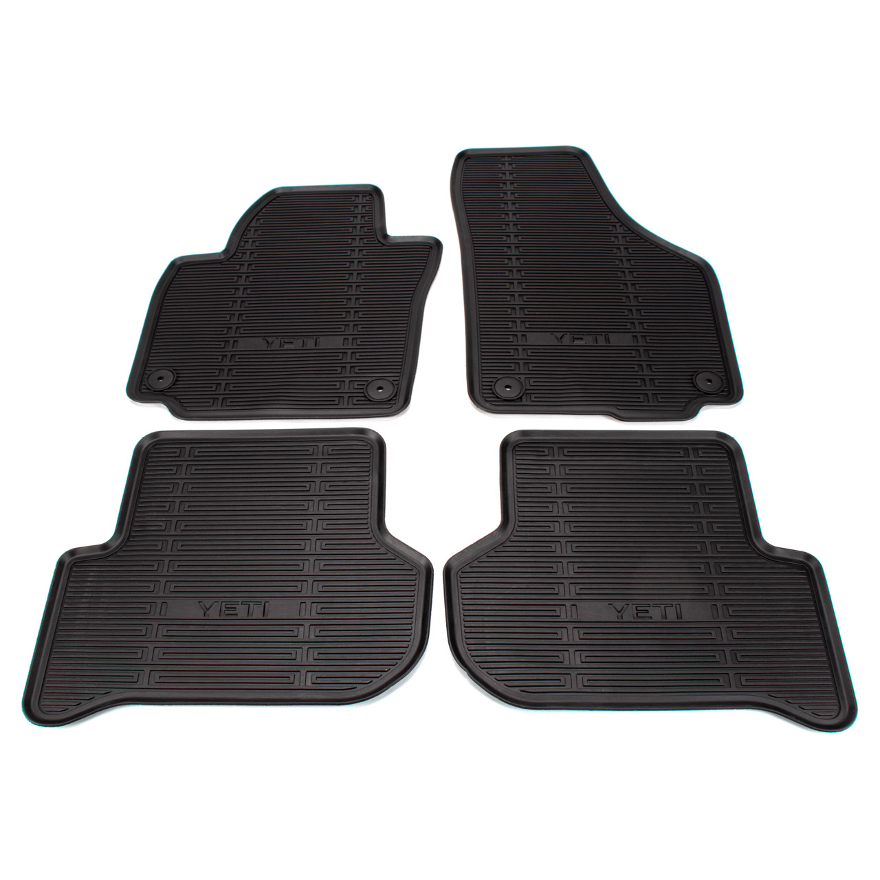 ORIGINAL Skoda rubber mats Car mats Set Yeti (5L) 4 pcs 5L1061550B