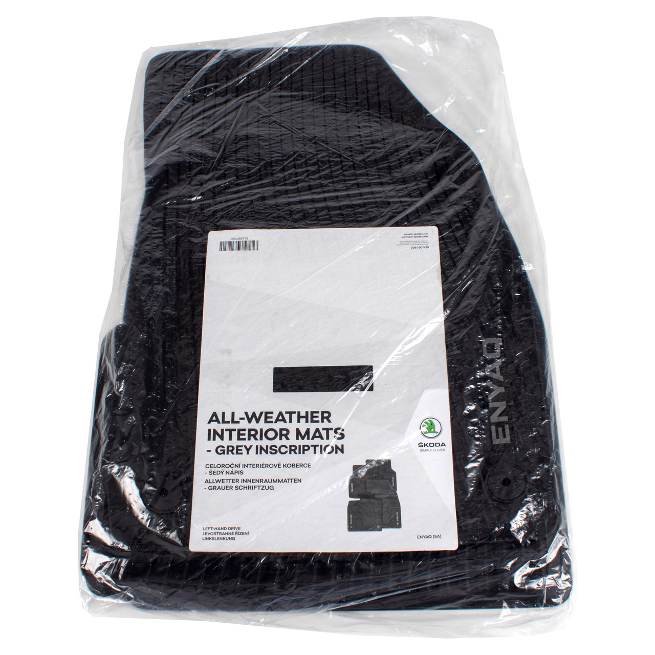 ORIGINAL Skoda rubber mats, 4-piece set, Enyaq 4 SUV 5LA061500