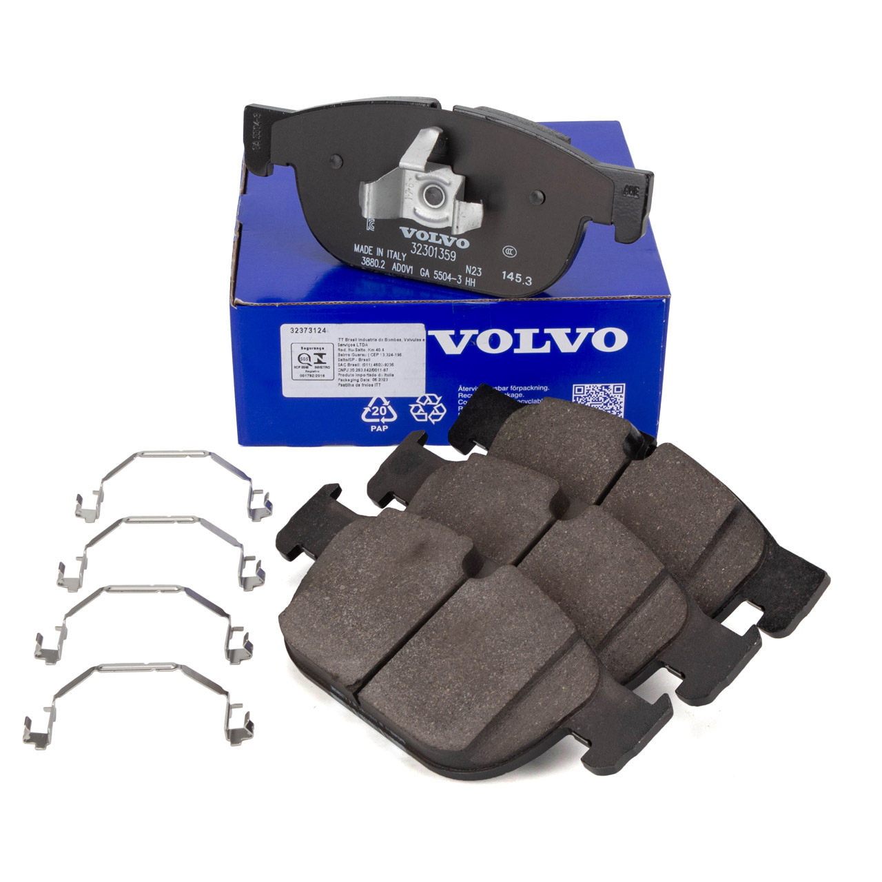 ORIGINAL Volvo Bremsbeläge Bremsbelagsatz S60 3 V60 2 V90 2 XC60 2 XC90 2 vorne 32438068