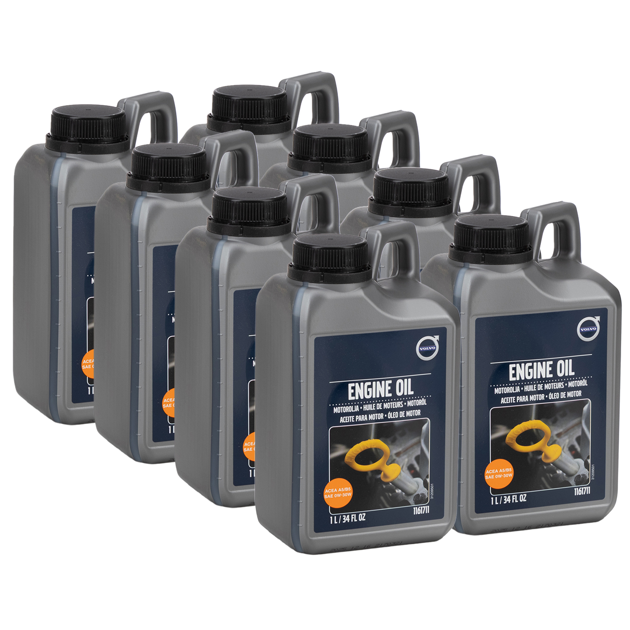 8L 8 Liter ORIGINAL Volvo Motor&ouml;l &Ouml;l SAE 0W30 ACEA A5/B5 1161711