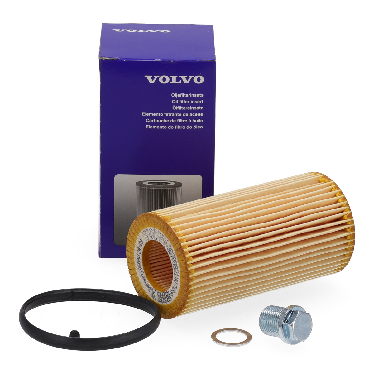 ORIGINAL Volvo &Ouml;lfilter + Schraube C30 C70 S40 S60 S80 V40 V50 V60 V70 XC60 XC70 D3 D4 D5