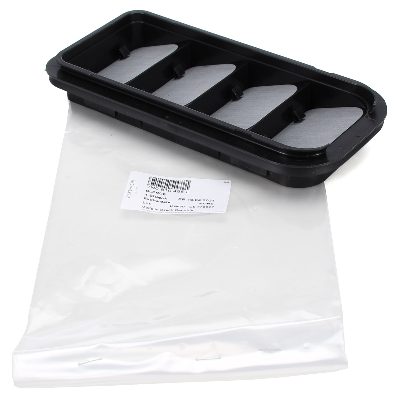 ORIGINAL VW Audi Seat Skoda Vent Panel Vent Cover Golf 7 A1 A3 7N0819465E