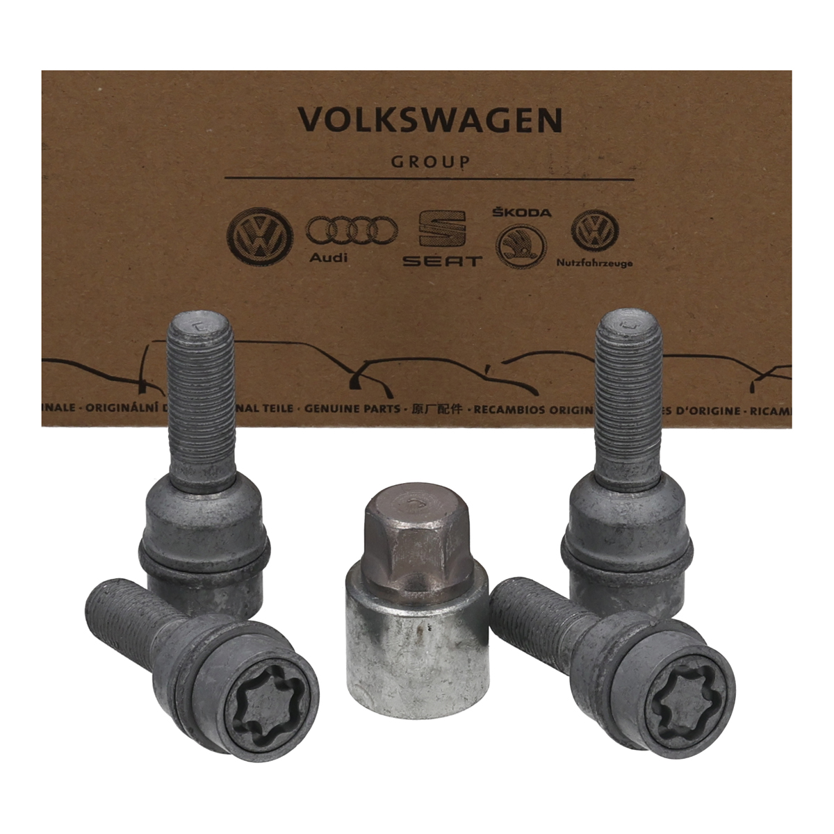 Wht 001 006 Original VOLKSWAGEN Rim locks - WHT 001 964 C | myparto