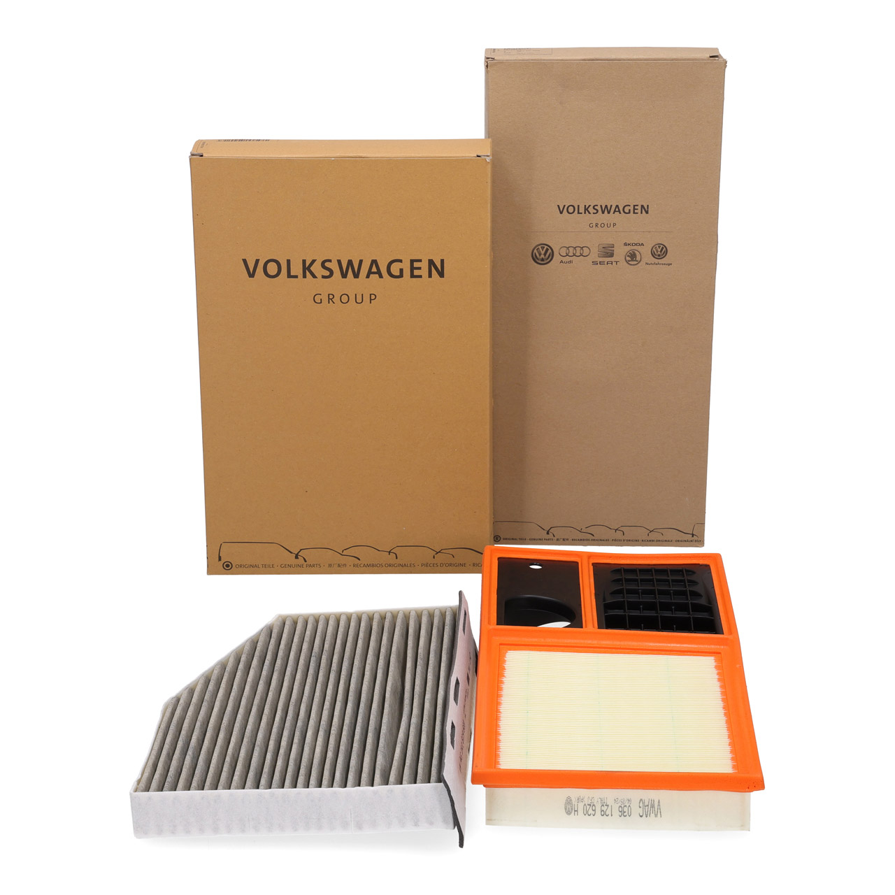 ORIGINAL VW Innenraumfilter + Luftfilter Golf 5 6 Caddy 3 Leon 1P Octavia 2 1.4 / 16V