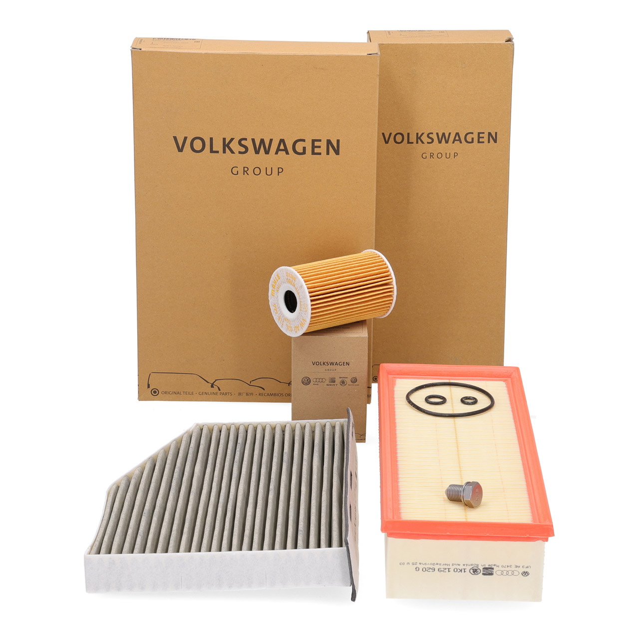 ORIGINAL VW Filterset 3-tlg Golf 5 6 Passat B6 B7 Sharan Tiguan Touran A3 8P 1.6/2.0 TDI