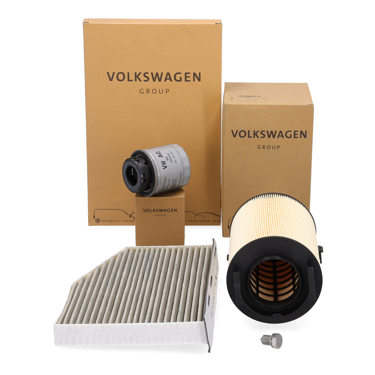 ORIGINAL VW Filterset 3-tlg Golf 5 6 / Plus Scirocco 3 A3 8P 1.2/1.4 TSI 105-125 PS