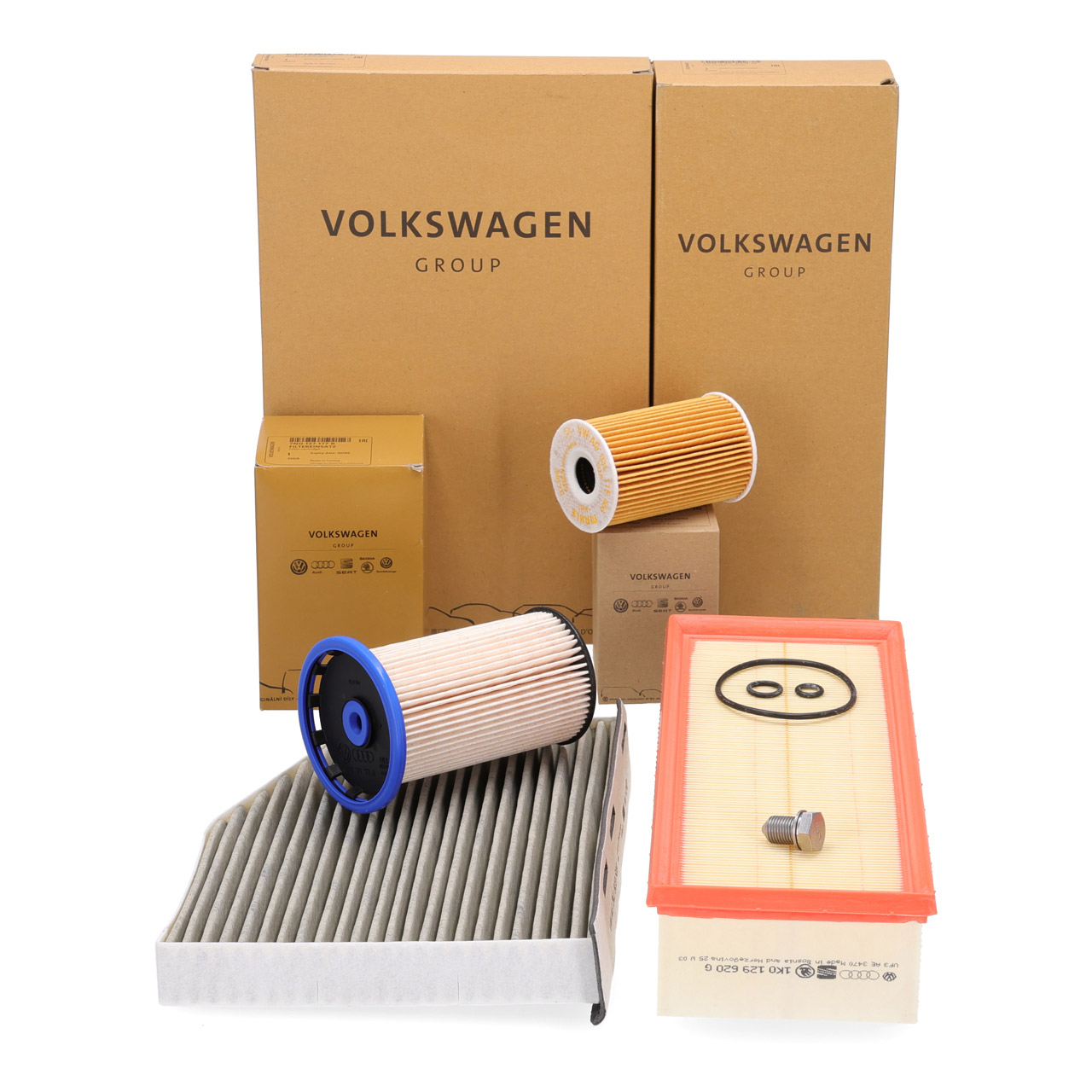 ORIGINAL VW Inspektionskit Filterpaket Filterset Passat Sharan Tiguan 2.0TDI