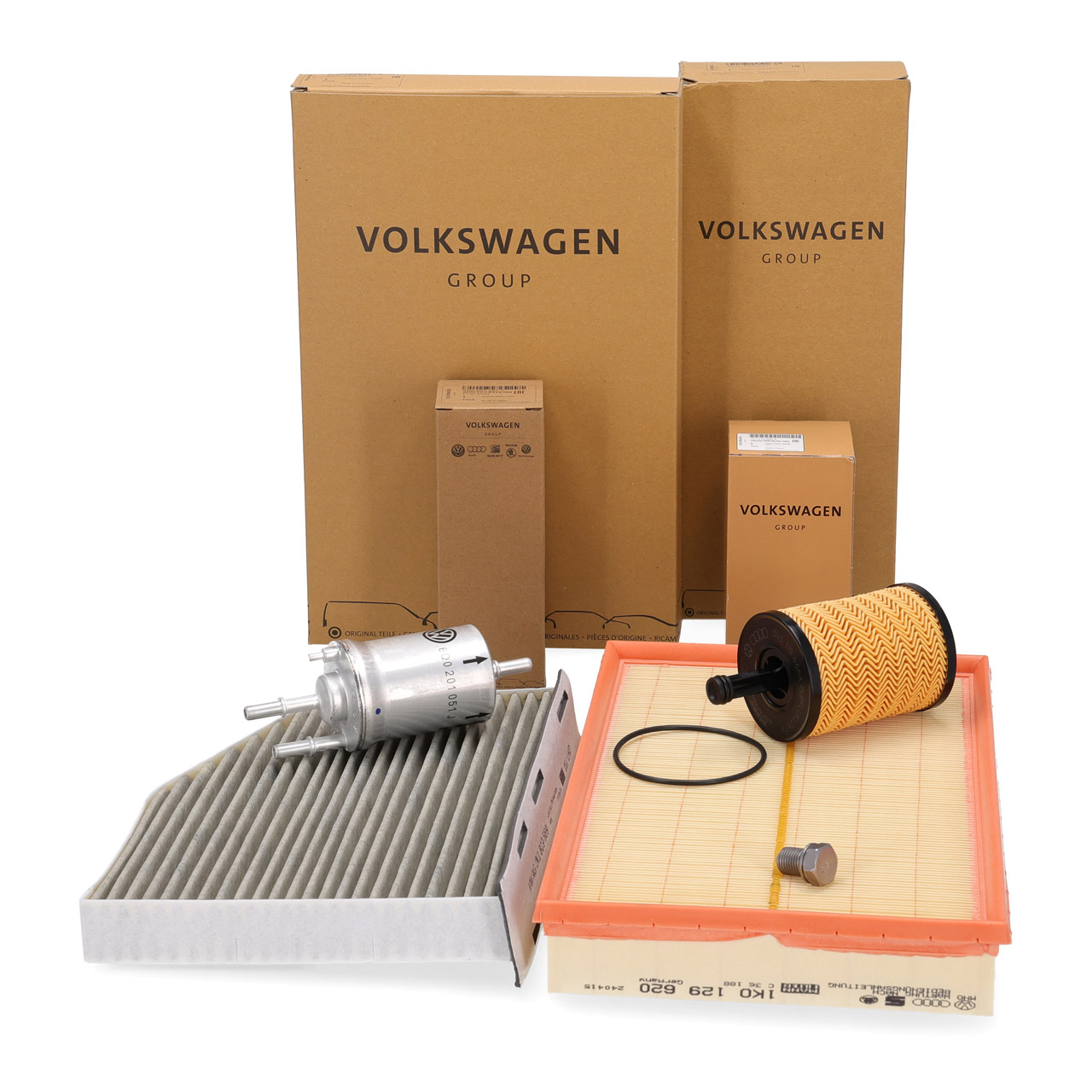 ORIGINAL Audi VW Inspektionskit Filterpaket Filterset A3 TT Eos Golf V R32 3.2V6