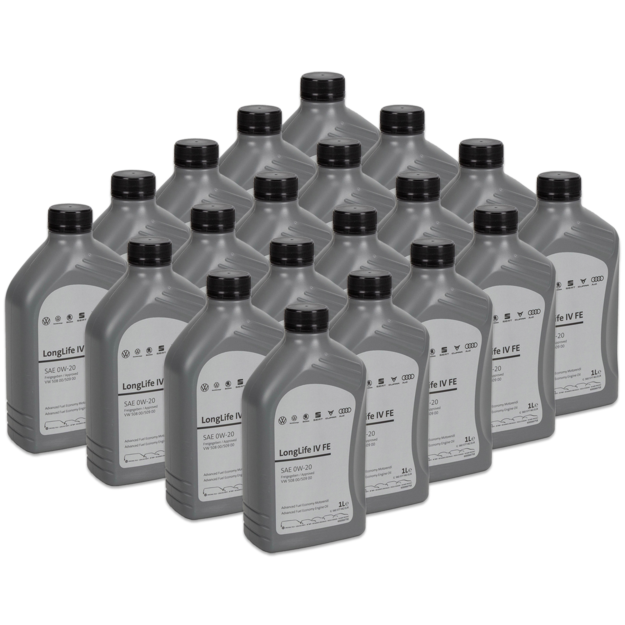 20L 20 Liter ORIGINAL VAG 0W-20 LONGLIFE 4 IV FE Motoröl 508.00 509.00 GS60577M2