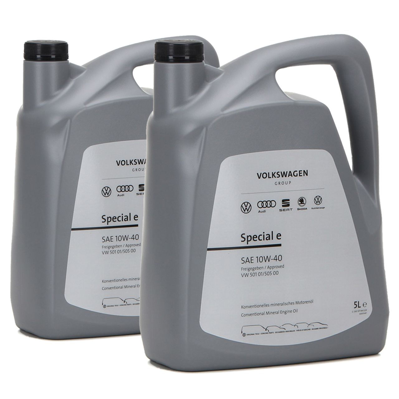 10 liters ORIGINAL VW engine oil 10W-40 SPECIAL E 501.01 505.00 GS60107M4