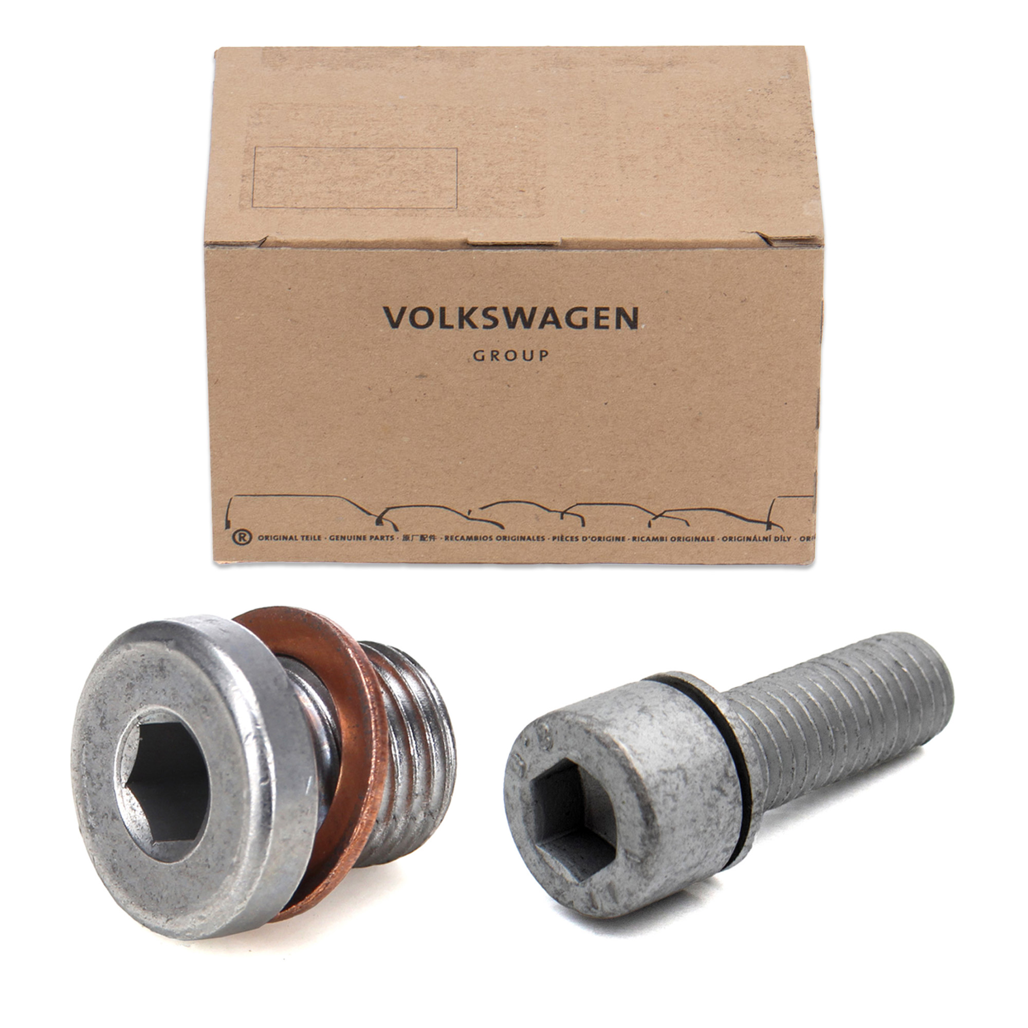 ORIGINAL AUDI SEAT SKODA VW Ölablassschraube Haldex N90281802 + N91082701