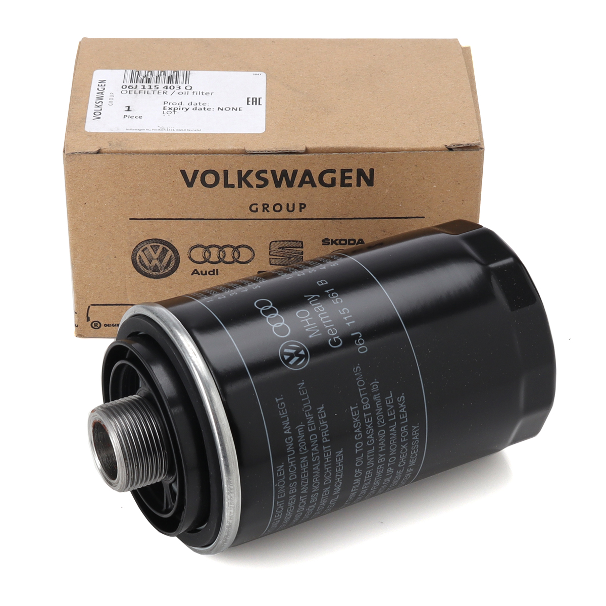 ORIGINAL Audi VW Seat Skoda Ölfilter Motorölfilter 1.8/2.0 TFSI TSI 06J115403Q