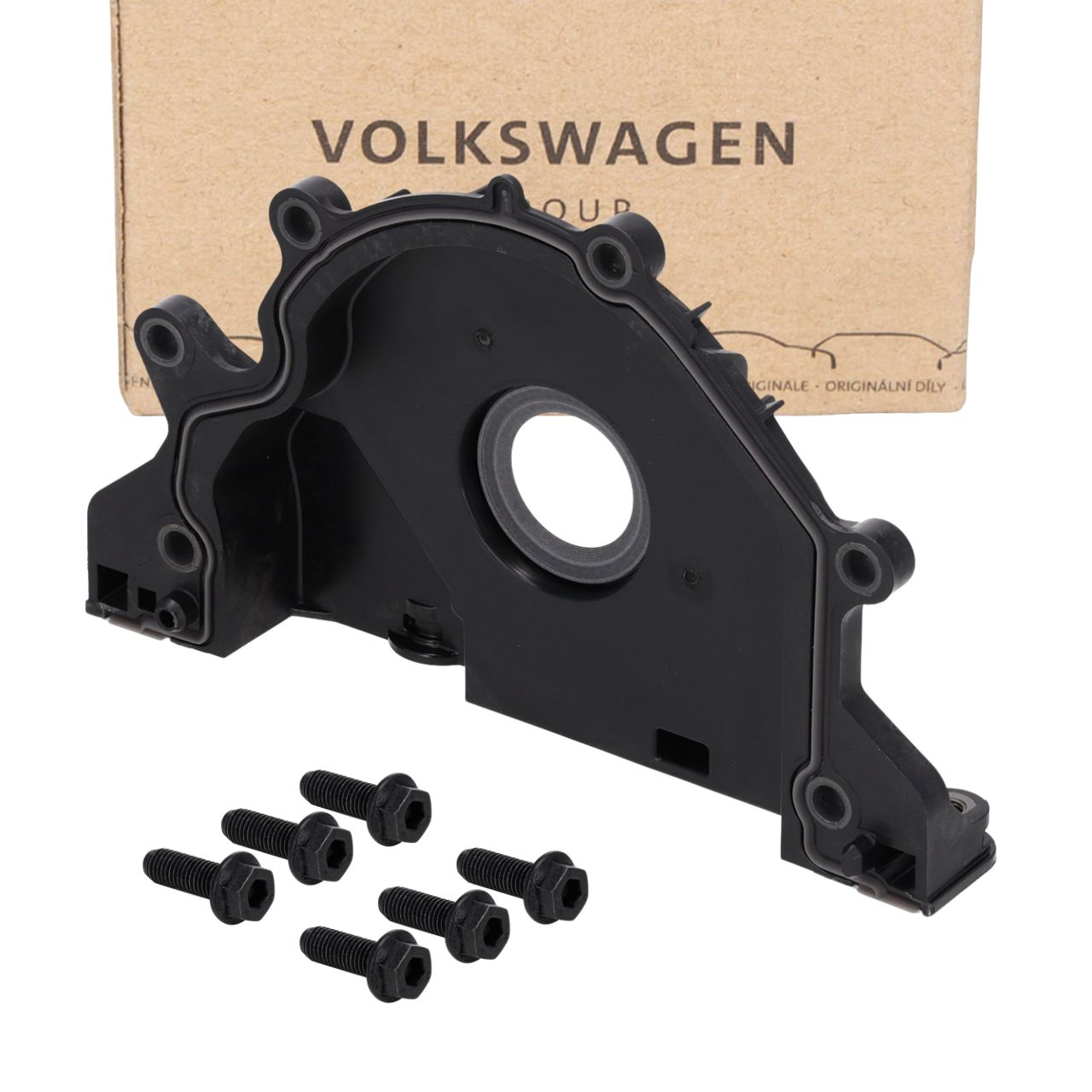 ORIGINAL VW Wellendichtring Kurbelwelle + Schraubensatz Golf 7 Passat B8 Polo 1.6/2.0 TDI
