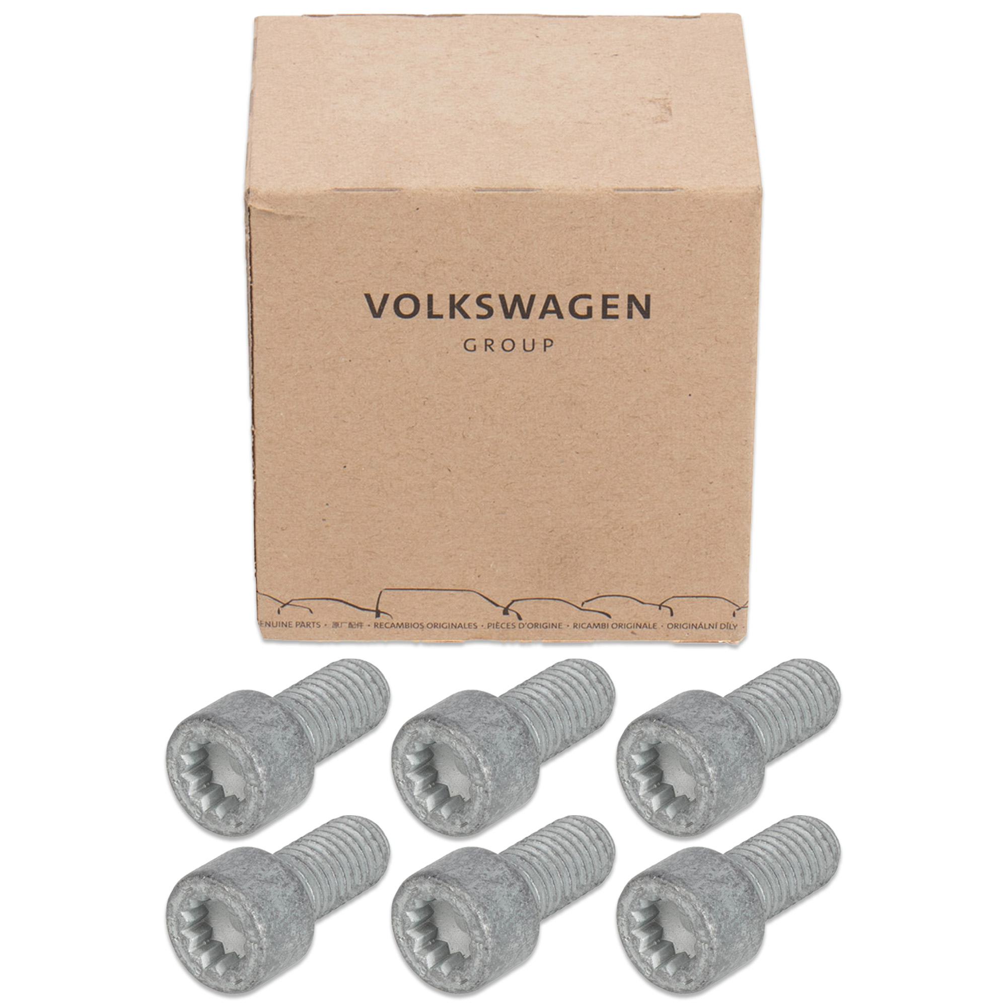 6x ORIGINAL Audi VW Zylinderschraube Innenvielzahnkopf Antriebswelle M10x20 N 90441103