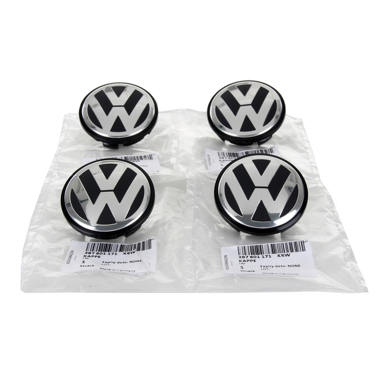 thumbnail interactive-video image 1 of VW Wheel Center Cap OEM 3B7 601 171 – Fits Passat Jetta 2006-2013 – Factory Genuine 1 of 3