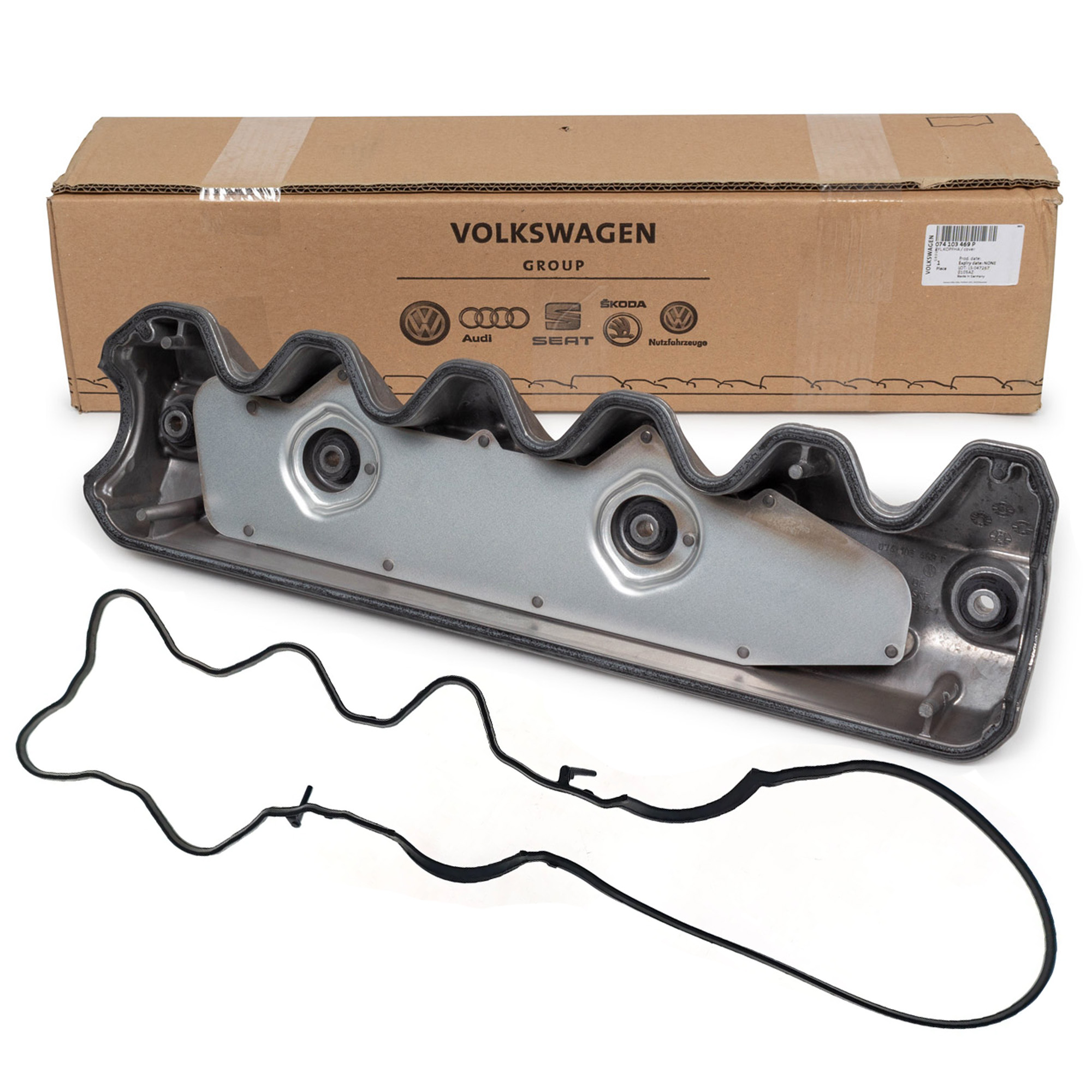 ORIGINAL VW Ventildeckel + Dichtung LT II Crafter 2E 2F Transporter T4 2.5 TDI 074103469P