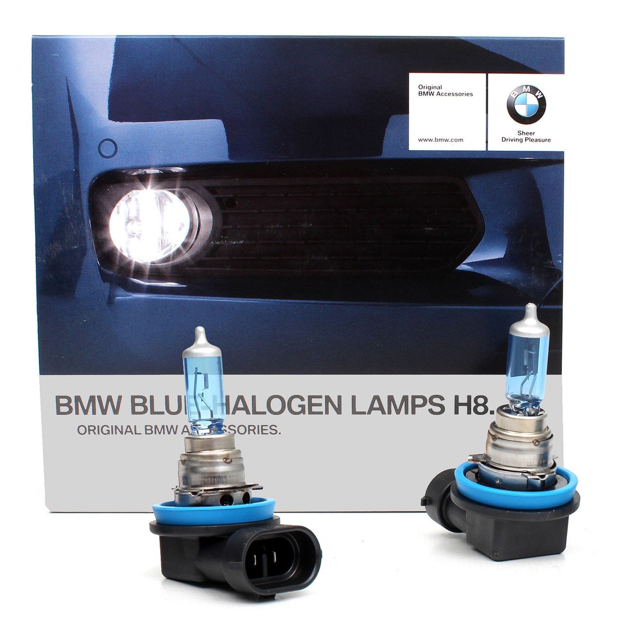 ORIGINAL BMW Blue H8 Halogenlampen Satz Standlicht Tagfahrlicht 63112359505