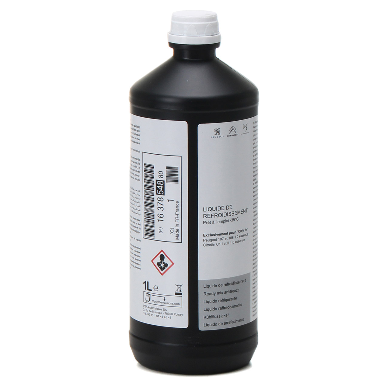 2 Liter ORIGINAL PSA Kühlerfrostschutz GLYSANTIN G70 1637854880 für C1 107 108