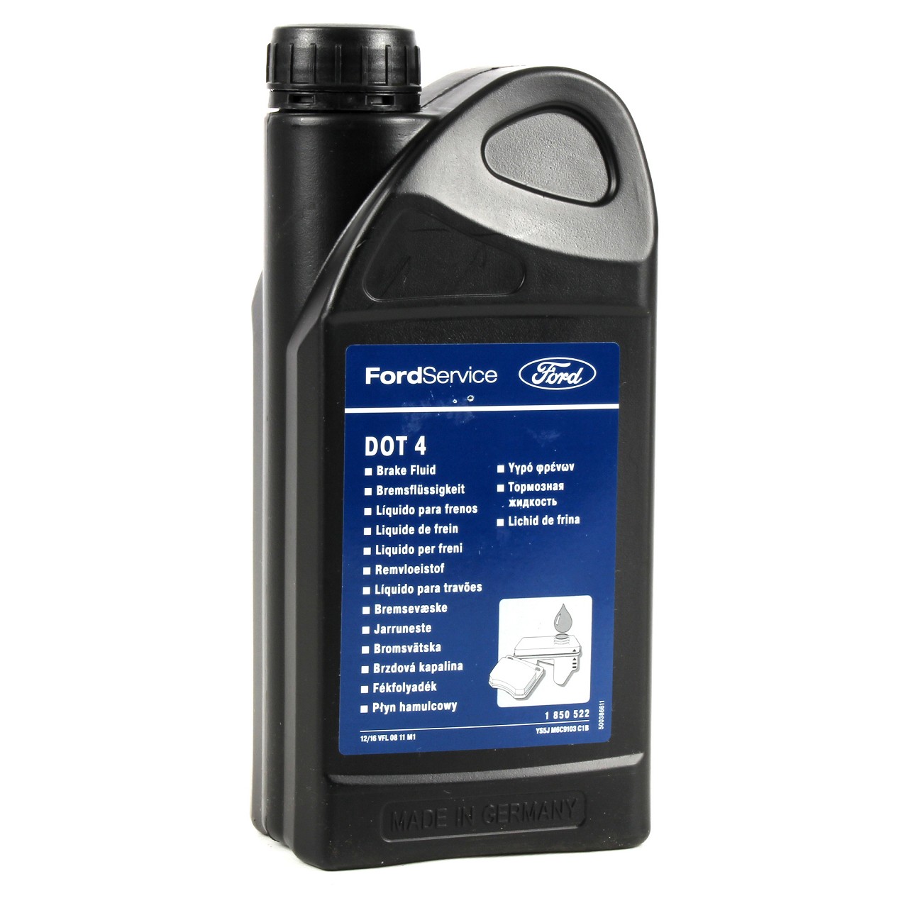 1L 1 Liter ORIGINAL Ford Bremsflüssigkeit Brake Fluid DOT 4 1850522
