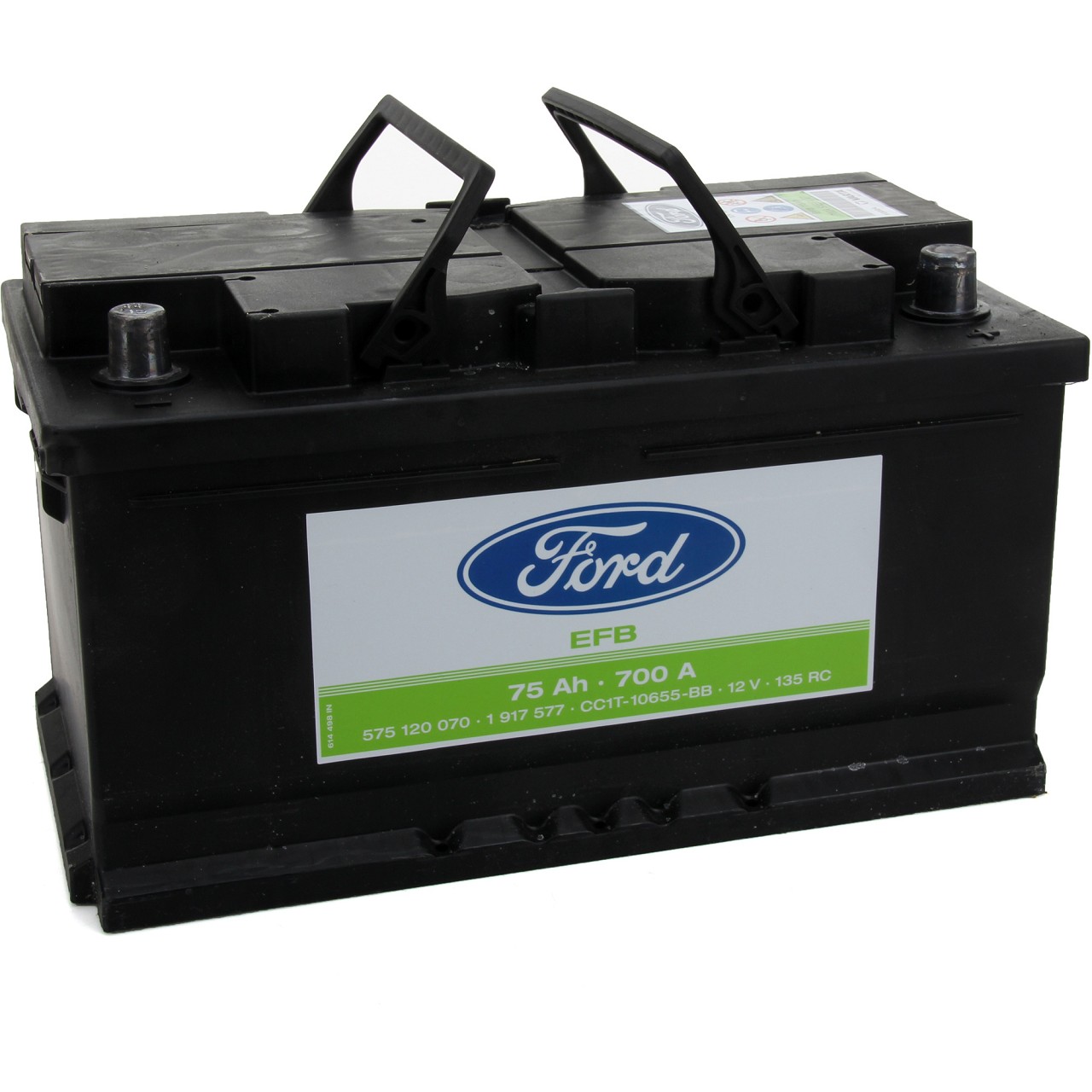 ORIGINAL Ford Autobatterie Batterie Starterbatterie 12V 75Ah 700A 1917577