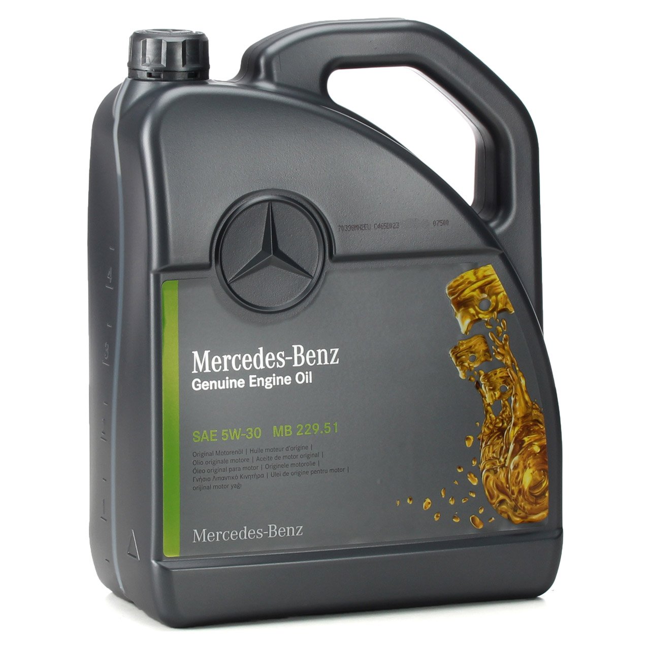 5L 5 Liter ORIGINAL Mercedes-Benz Motoröl Öl 5W-30 MB 229.51 000989690613
