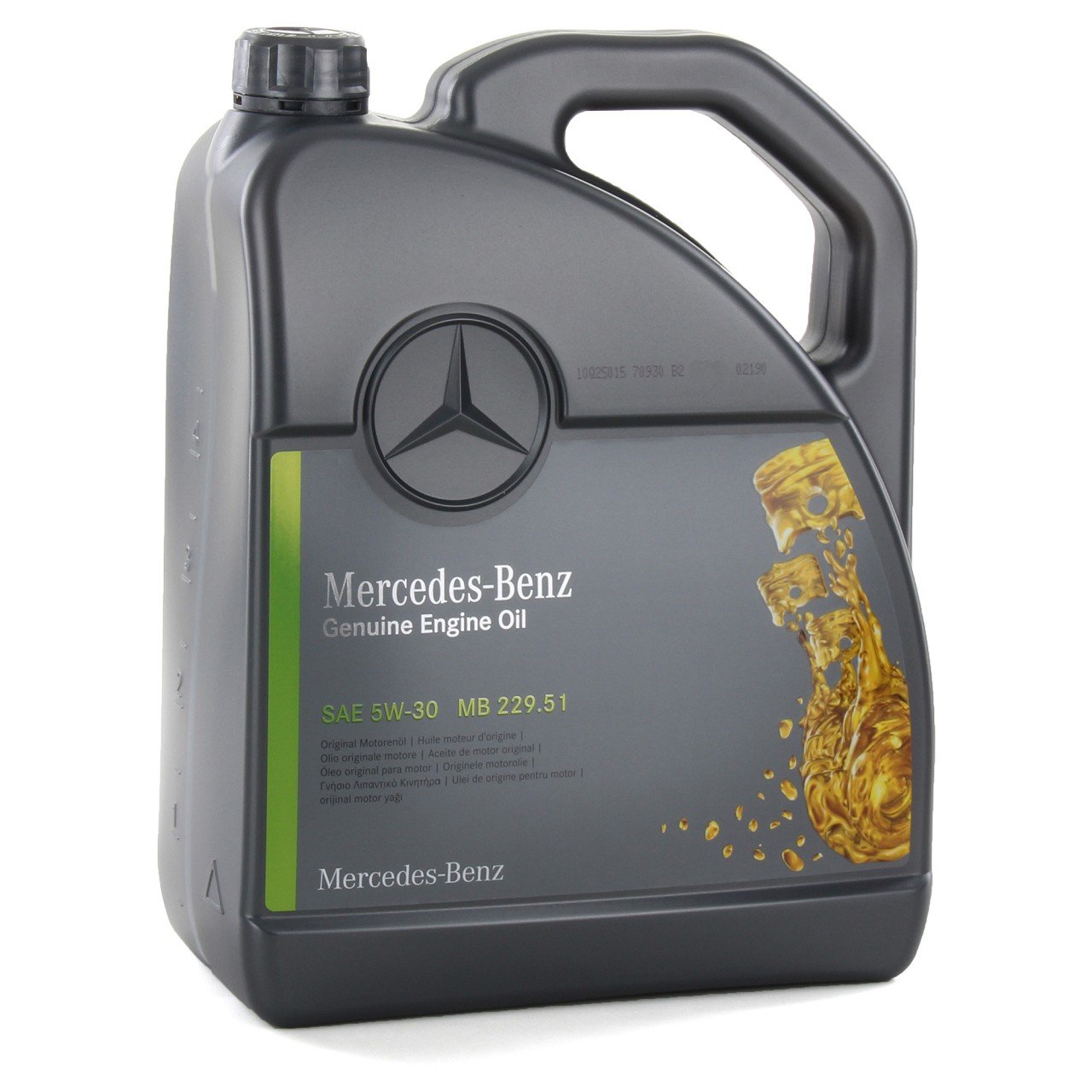 7L 7 Liter ORIGINAL Mercedes Motoröl Öl 5W30 MB 229.51 + Ölfilter 6511800109