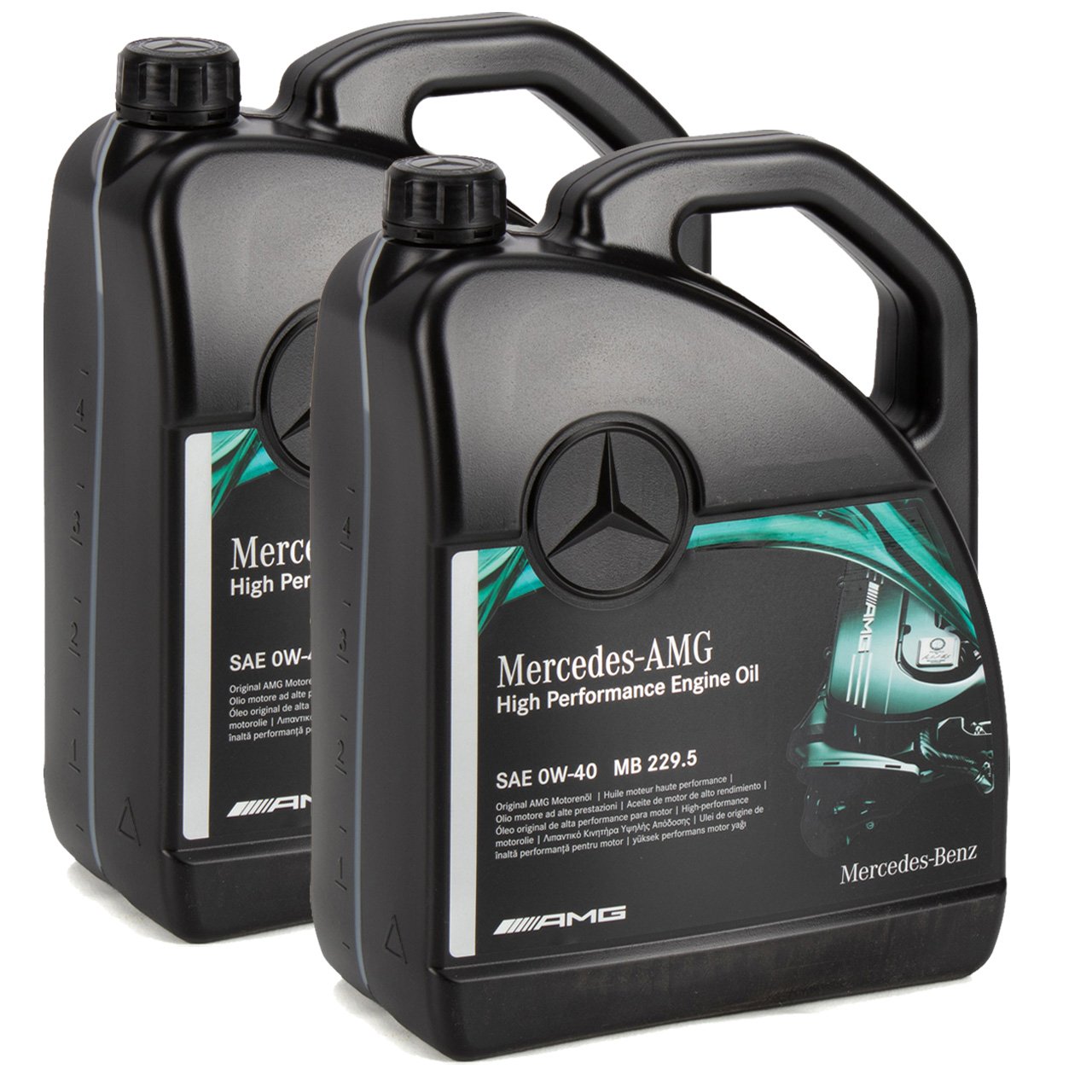 10L ORIGINAL Mercedes AMG High Performance Motoröl Öl 0W40 MB 229.5 000989930211
