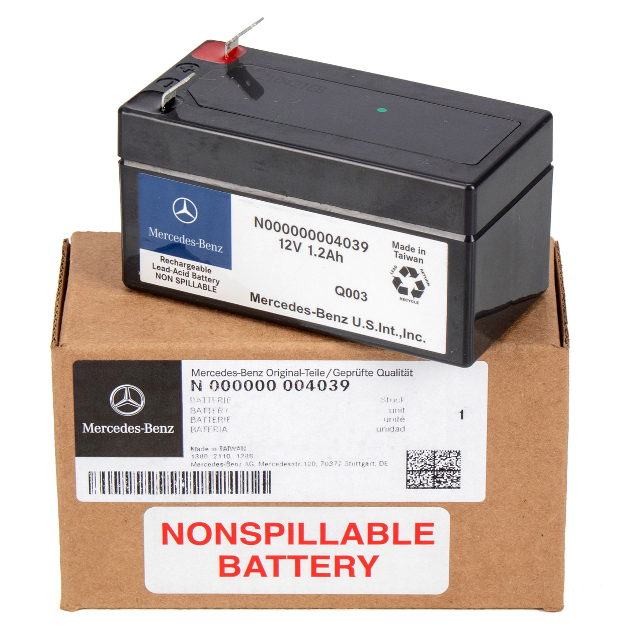 Original MERCEDES-BENZ Autobatterien - 001 982 80 08 26