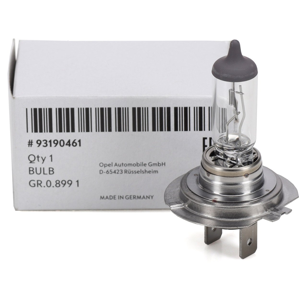 ORIGINAL GM / Opel Halogenlampe H7 12V 55W PX26D (1 Stück) 93190461