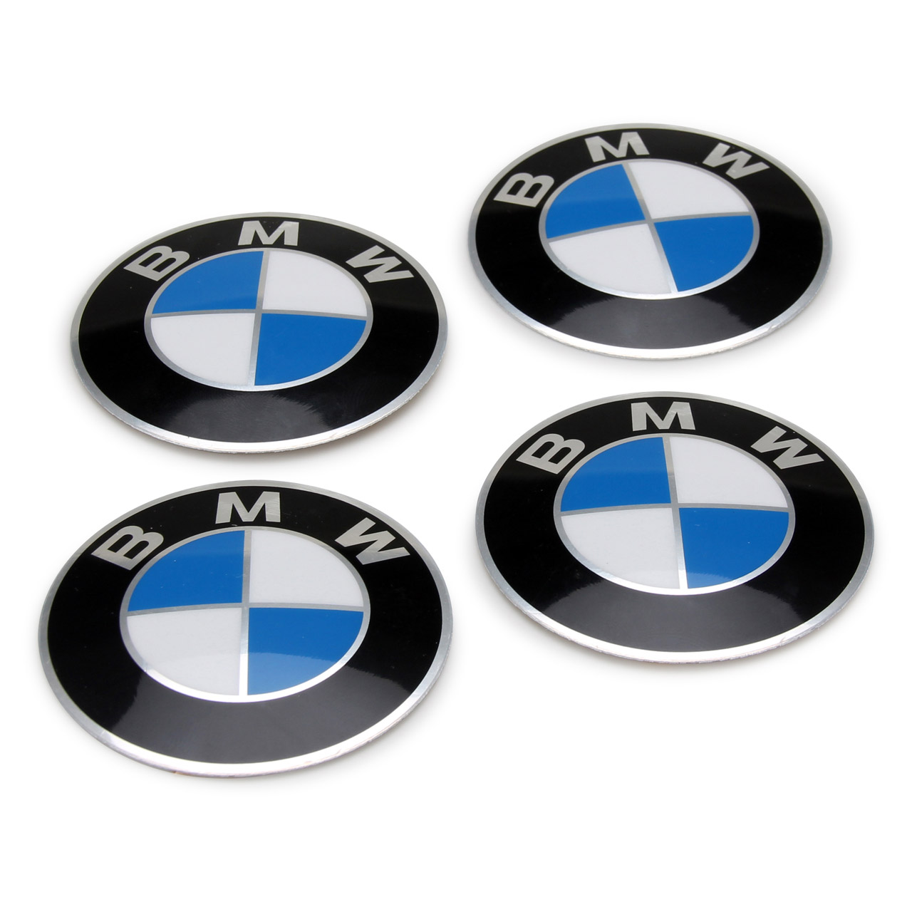 4x ORIGINAL BMW Radkappe Aufkleber Emblem Ø 64,5mm 3er 5er 6er 7er Z3 36131181080