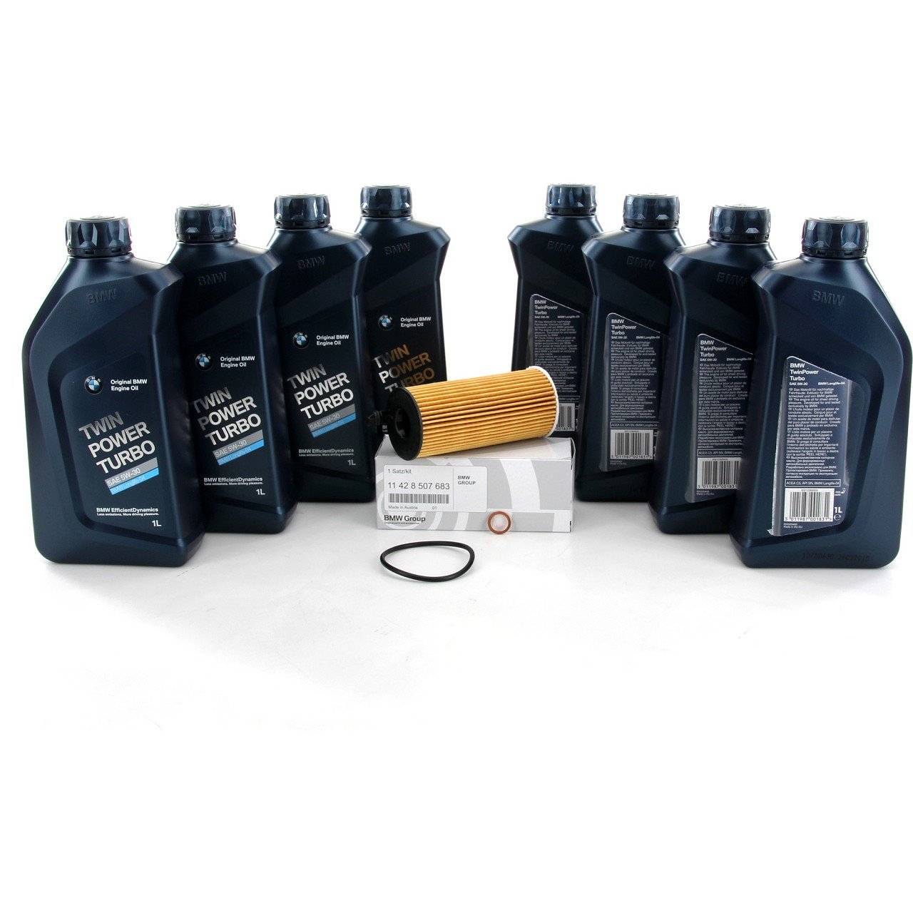 8L 8 Liter ORIGINAL BMW Motoröl Öl 5W30 LongLife-04 + Ölfilter 11428507683