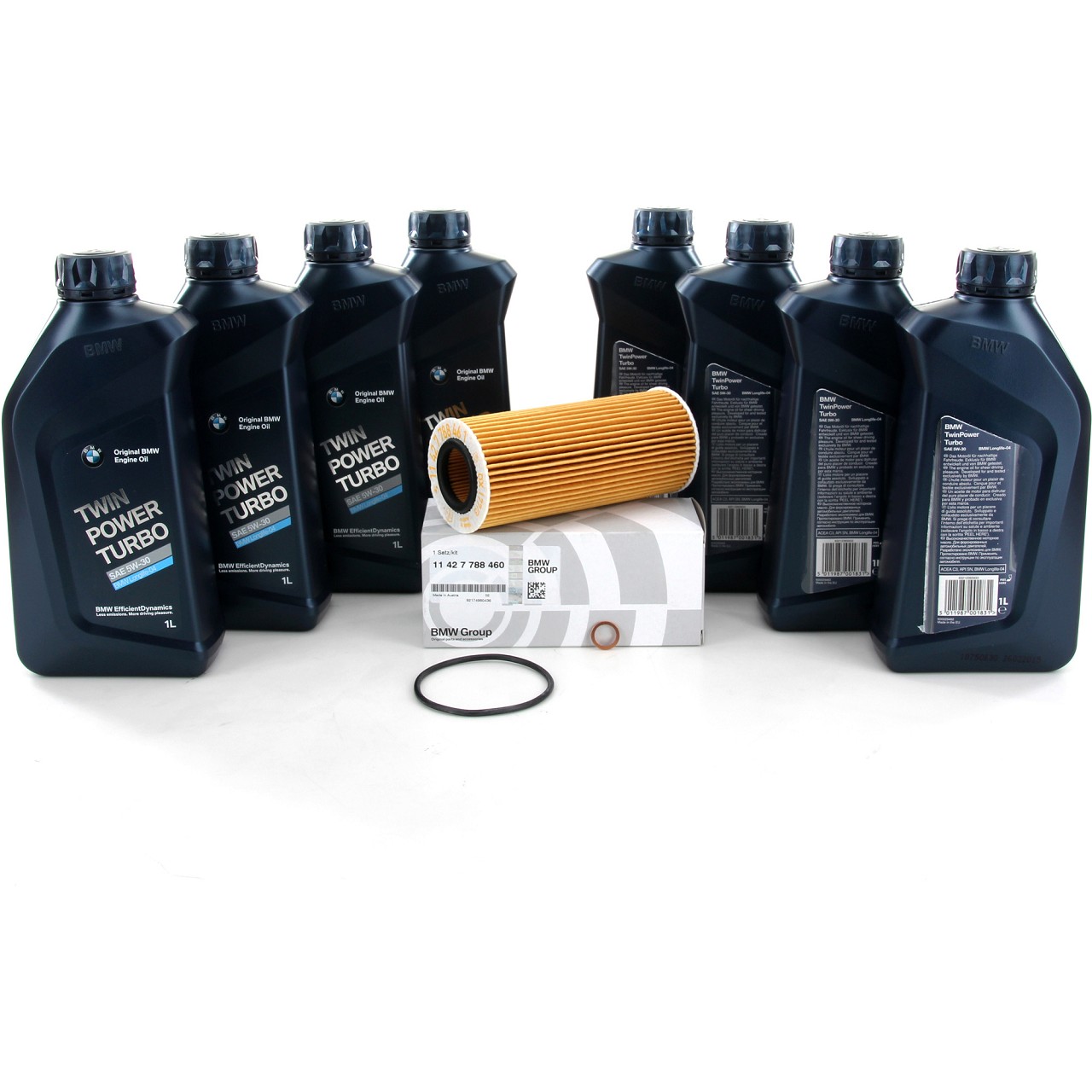 ORIGINAL BMW Motoröl Öl 5W30 LongLife-04 8 Liter + Ölfilter 11427788460