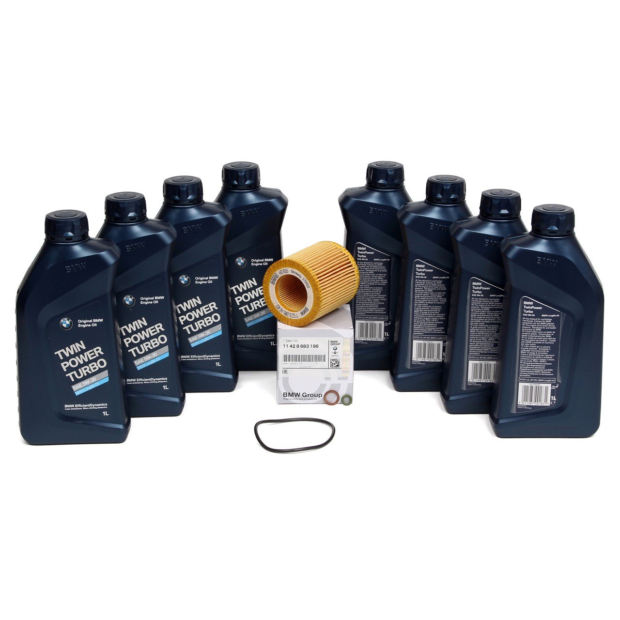 ORIGINAL BMW Motoröl Öl 5W30 LongLife-04 8 Liter + Ölfilter 11427566327