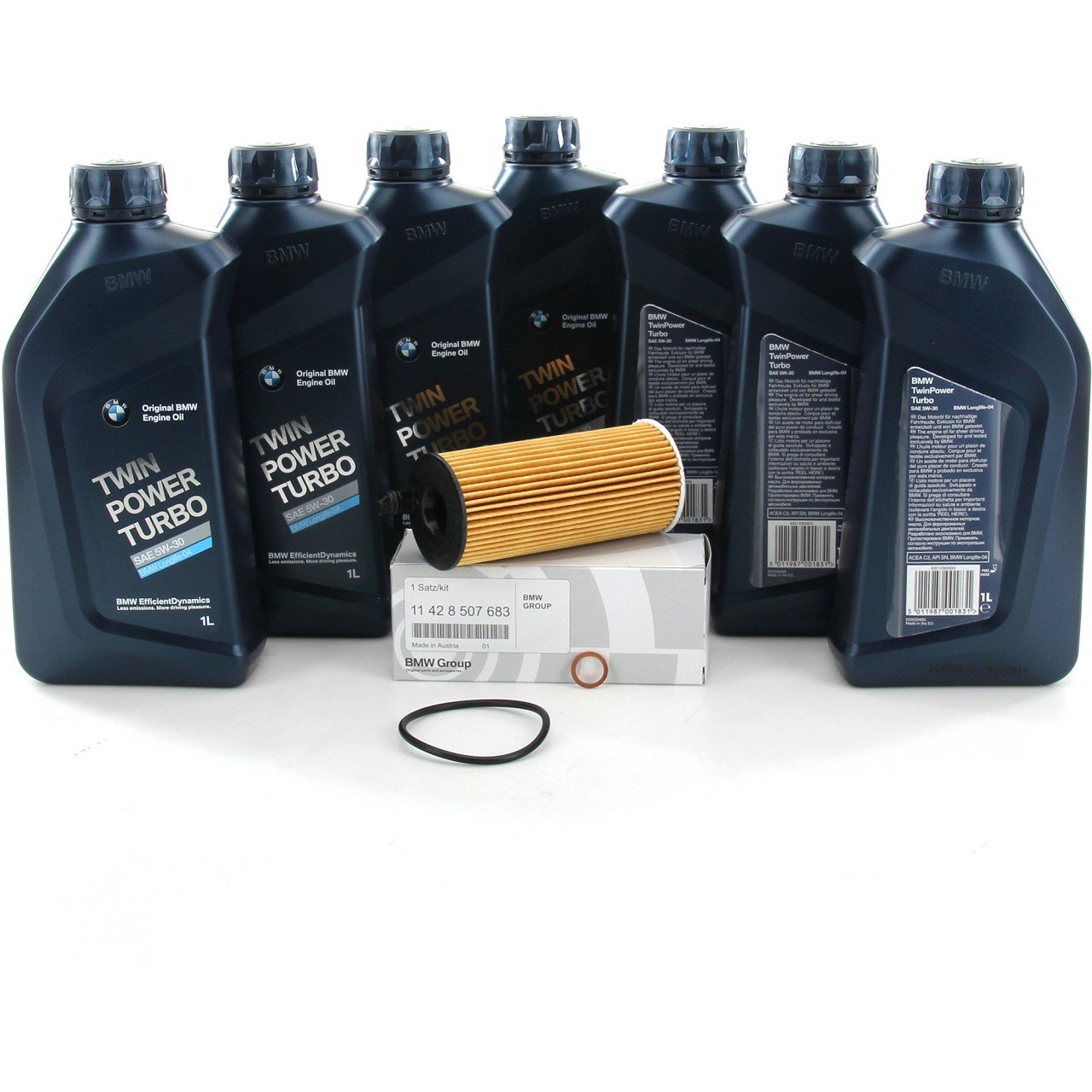 7L 7 Liter ORIGINAL BMW Motoröl Öl 5W30 LongLife-04 + Ölfilter 11428507683