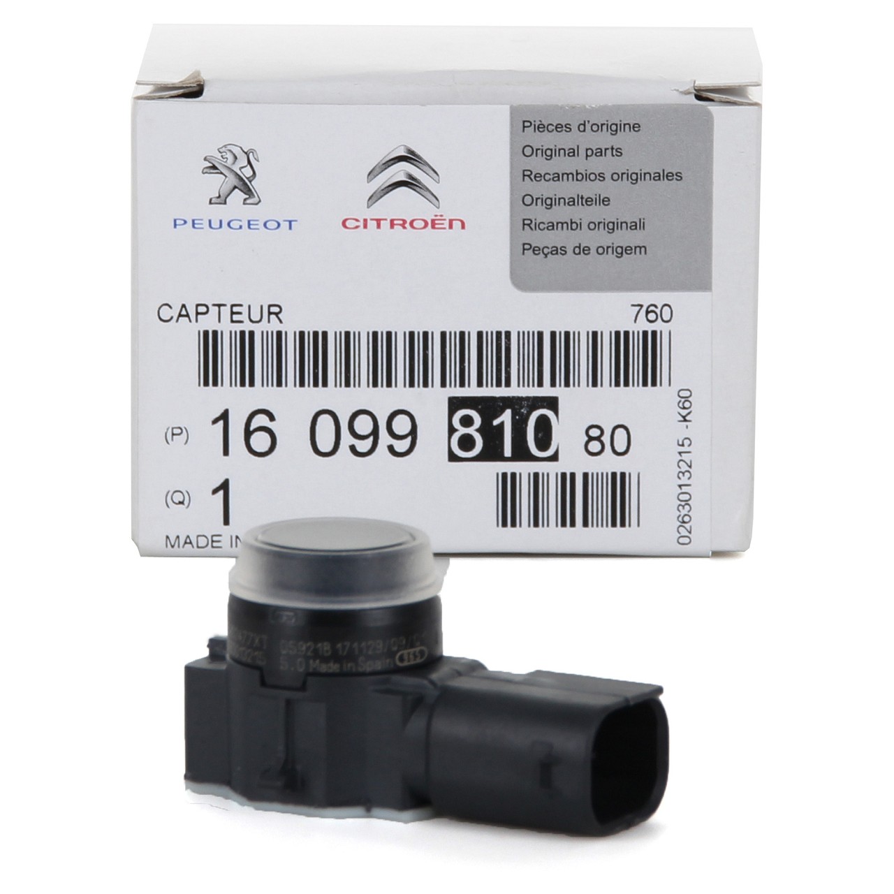 ORIGINAL PSA Sensor Einparkhilfe Einparksensor Rückfahrsensor HINTEN 1609981080