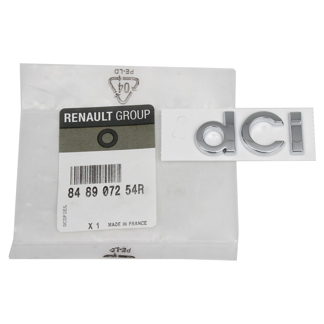 ORIGINAL Renault Emblem Plakette Schriftzug dCi für CLIO III IV 848907254R