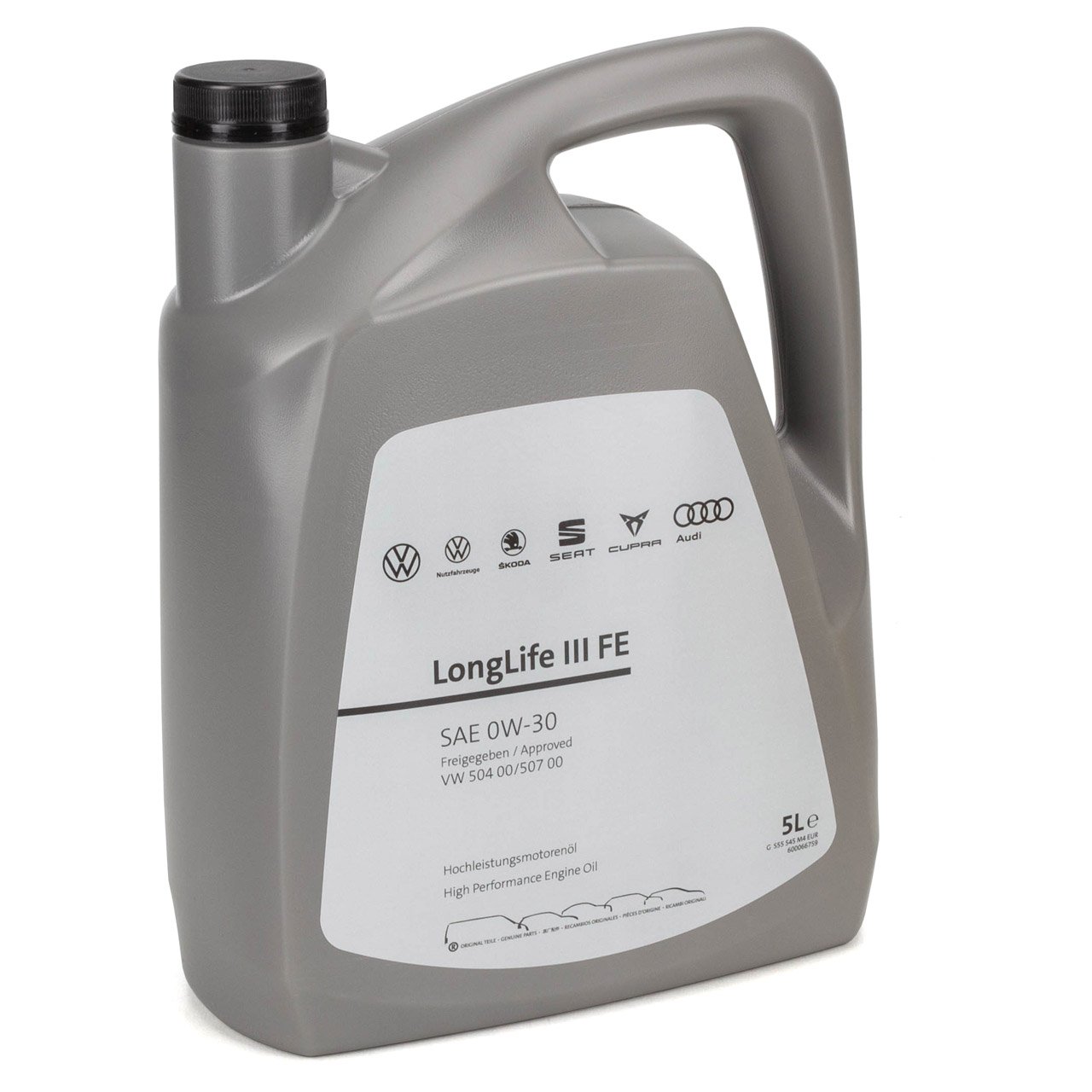ORIGINAL VW Motoröl Öl 0W30 LONGLIFE III FE 504.00 507.00 GS55545M4 - 5 Liter